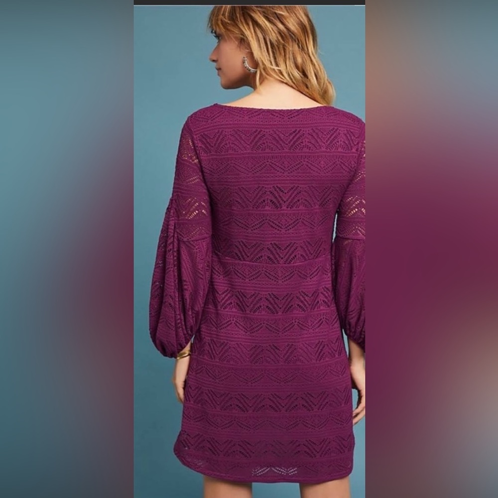Anthropologie Maeve Laila Purple dress, size small.
